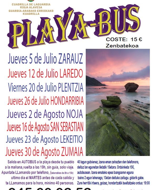 Playa Bus Verano 2018
